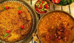  وقتی جورجینا برای رونالدو غذای ایرانی میپزد! 