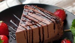 دسر ساده و خوشمزه فندقی | آموزش چیز کیک فندقی بدون فر