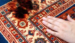 نحوه از بین بردن لکه سوختگی روی فرش و قالی + فیلم