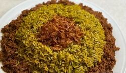 شوید پلو با گوشت چرخ کرده یه غذای سریع + طرز تهیه