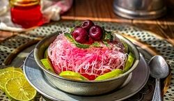 طرز تهیه فالوده خانگی به سبک شیرازی ها + فیلم 