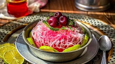 طرز تهیه فالوده خانگی به سبک شیرازی ها + فیلم 