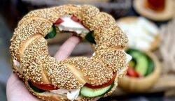 طرز تهیه نان سیمیت ترکیه ای، مخصوص صبحانه و میان وعده + نکات