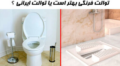 از توالت ایرانی استفاده کنیم یا فرنگی؟ + دلیل علمی