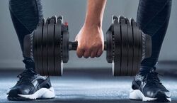 ۱۰ دقیقه ورزش صبحگاهی با دمبل + عکس