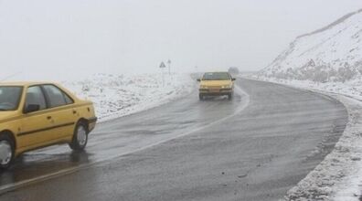 هشدار: بارش برف و باران در جاده‌ های ۱۰ استان کشور 