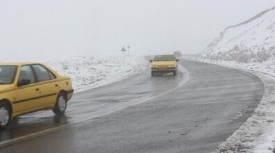 هشدار: بارش برف و باران در جاده‌ های ۱۰ استان کشور 