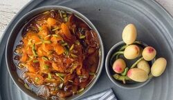 دستور پخت  مربای پوست پسته مجلسی + نکات 