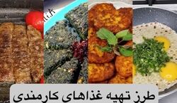 (فیلم) طرز تهیه 2 مدل غذای فوری مناسب خانوم های شاغل