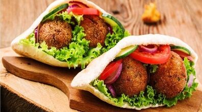 طرز تهیه فلافل خانگی به سبک ساندویچی ها + آموزش تصویری