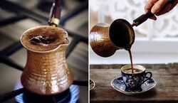 قهوه جوش رو اینجوری بذار رو گاز تا چپ نشه! | آموزش گذاشتن قهوه جوش کوچک روی گاز + فیلم 