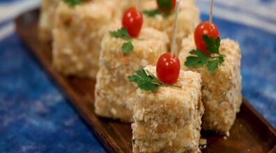 (ویدیو) طرز تهیه کیک مرغ مجلسی به روش رستورانی 