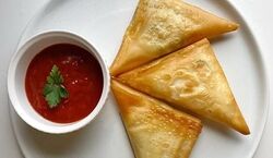 سمبوسه سیب زمینی خوشمزه و ساده به روش بازاری + طرز تهیه