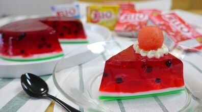 طرز تهیه دسر سه رنگ هندوانه‌ای؛ ویژه شب یلدا | با درست کردن این دسر کولاک کن