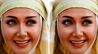 رفتار غیر قابل باور کتایون ریاحی با مرد بودایی | فیلم منشوری لو رفته از کتایون ریاحی 