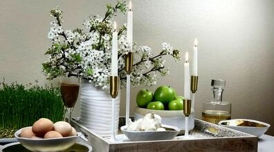 چیدمان سفره هفت سین به سبک خانم های با سلیقه + عکس