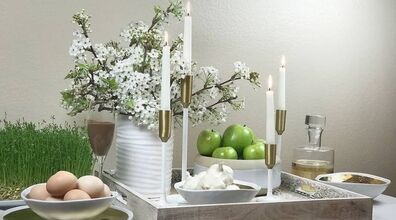 چیدمان سفره هفت سین به سبک خانم های با سلیقه + عکس